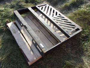 New Skid Steer Mount Midstate Attachments Pallet Fork Carriage. 5,250 pound Rated