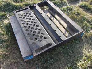 New Skid Steer Mount Midstate Attachments Pallet Fork Carriage. 5,250 pound Rated