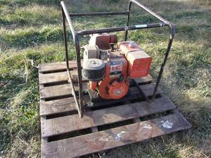 3-inch Gas Powered Trash Pump - Untested, Working Condition Unknown