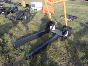 New Skid Steer Mount Wolverine Attachments 60 Hydraulic Nursery Jaw Tree Fork