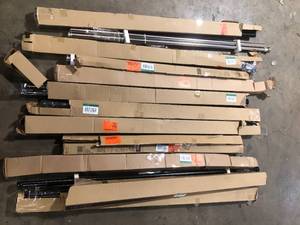 Lot of assorted Curtain Rods various models and conditions customer returns see pictures