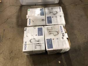 Lot of Assorted Moen Faucets  Various Models and Conditions Customer Returns See Pictures