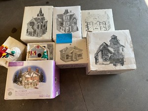 Lot of Assorted Snow Village Collection