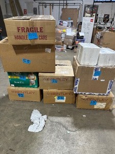 Lot of Assorted Snow Village Collectible Homes and other Collectible Items