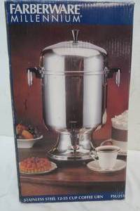 lot 104 image: Farber ware coffee urn