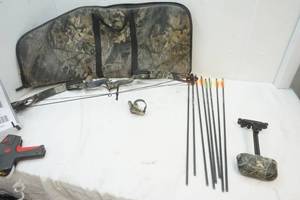 lot 111 image: Browning bow arrows