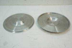 lot 198 image: stainless steel lids