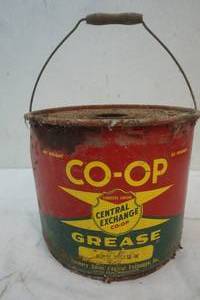 lot 209 image: Vintage grease can