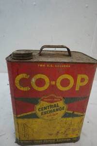 lot 216 image: Vintage Central Exchange can