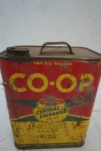 lot 217 image: Vintage Central Exchange can