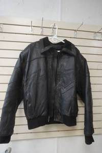 lot 228 image: XL Cold Wave Leather Jacket with Liner