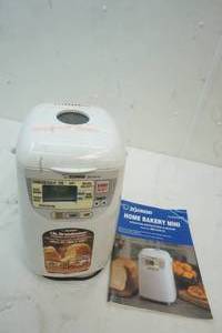 lot 276 image: ZOJIRUSHI Home Bakery Mini Bread Maker