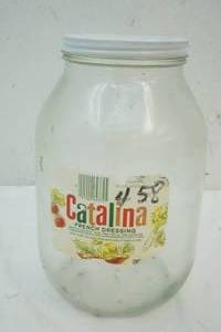 lot 281 image: Gallon Glass Jar