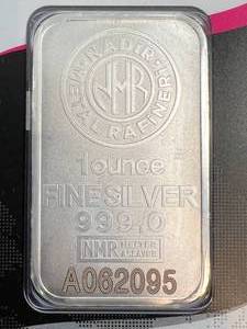 1 TROY OZ .999 FINE SILVER NADIR BAR