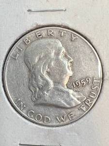 1959 US FRANKLIN HALF DOLLAR