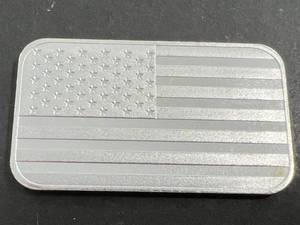 1 TROY OZ .999 FINE SILVER UNITED WE STAND BAR