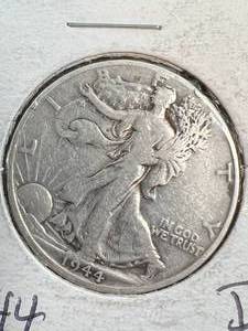 1944-D US WALKING LIBERTY HALF DOLLAR