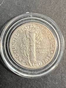 1943-D US MERCURY DIME IN AIRTITE