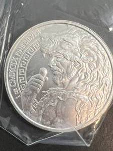 1 TROY OZ .999 FINE SILVER APPLES OF HESPERIDES ROUND