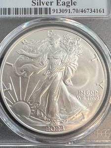 2023 AMERICAN SILVER EAGLE PCGS MS70