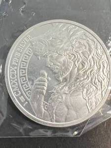 1 TROY OZ .999 FINE SILVER STYMPHALLAN BIRDS ROUND