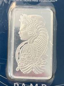 100 GRAM .999 FINE SILVER PAMP BAR