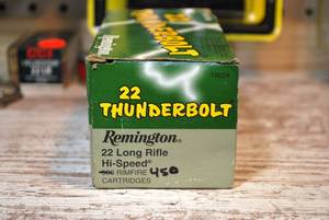 lot 14 image: Remington Thunderbolt .22LR 40 gr. 450 round pack