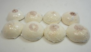 (8) Stocking Stuffers NEW Individually Wrapped Sphere TiTi Boob Bath Bombs...