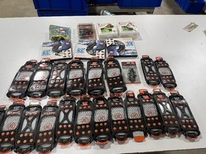 lot 45 image: 28 PAIRS OF ICE CLEATS