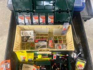 lot 7 image: TACKLE BOX LOADED WITH GEAR