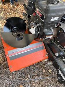 lot 11 image: DR Roto Hog Tiller with Briggs and Stratton 205cc