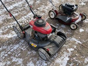 lot 21 image: Two Push Lawn Mowers