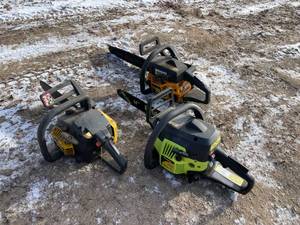 lot 27 image: Three Chainsaws