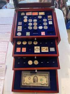 lot 39 image: Jefferson Coin and Stamp Collection