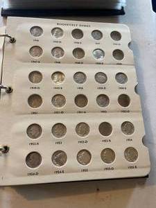 lot 41 image: Buffalo Nickles and Roosevelt Dimes
