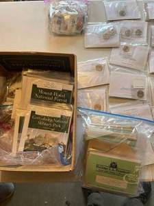 lot 44 image: Collectible Stamps, Silver Collector Coins, Penny Collection