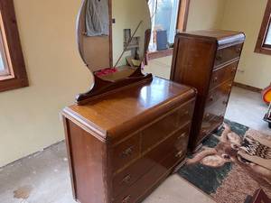 lot 61 image: Two Antique Dressers