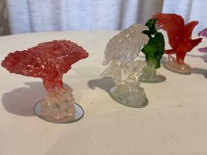 lot 83 image: Glass Eagles