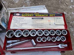 lot 103 image: Socket Set, Toolbox and Winch