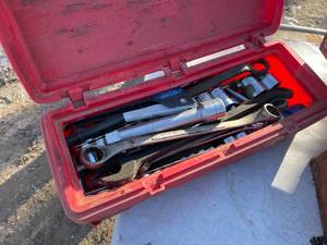 lot 112 image: Toolbox, Socket Set Inside