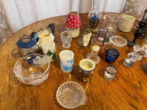 lot 140 image: Candles, Candle holders, Other Dish Wear