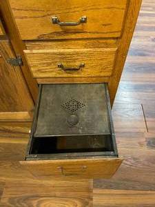 lot 202 image: Hoosier Cabinet