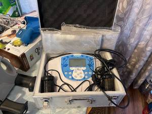 lot 231 image: Health and Wellness Items, Foot Massage, Dual Ion Cleanse Device