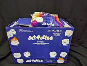 Case of 10 Bags of Jet Puffed Vanilla SMore Marshmellows Best By 1252024