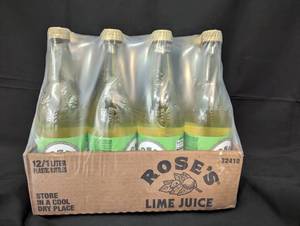 12ct Roses Sweetened Lime Juice from Concentrate Best By 1162024