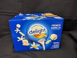 Case of International Delight French Vanilla Coffee Creamers Best By 7292023