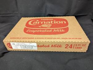 Case of Nestle Carnation Evaporated Milk 24 5oz Cans Best By 8312023