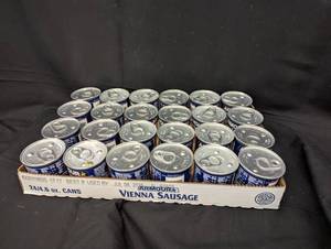 24 Can Flat of Vienna Sausage Best By 7062025