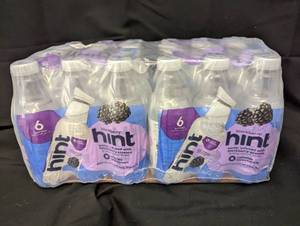 24 Bottles of Hint Blackberry Water Best By 11192023
