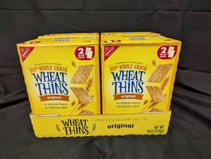 4 Boxes of 2 Bags (8 Bags Total) of Wheat Thins Crackers Best By 11202023